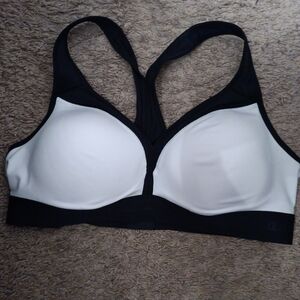 Champion Black and White Sports Bra